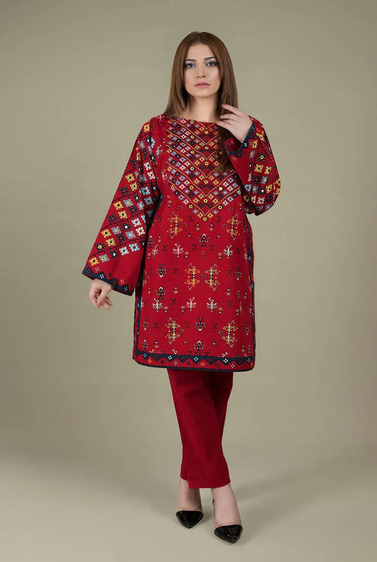 
2 Piece Embroidered Lawn Shirt and Trouser V760