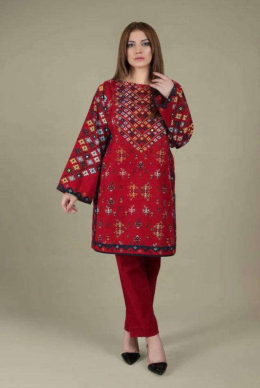 
2 Piece Embroidered Lawn Shirt and Trouser V760